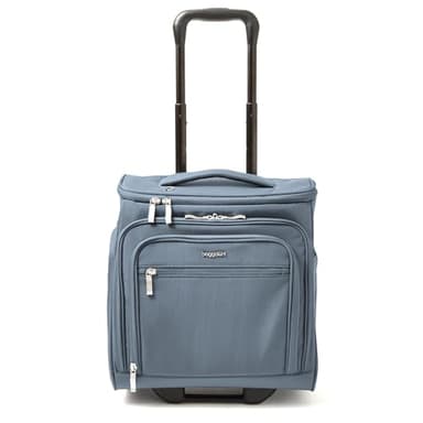 Baggallini Expandable Underseat Carry-On - Lightweight Travel Luggage Carry On Weekender with Wheels
