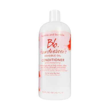 Bumble and bumble. Hairdresser's Invisible Oil Hydrating Conditioner | Hydrating, Anti Frizz, Shine, Color Safe | Curly, Wavy, Straight | With Coconut, Grapeseed + Argan Oil, 33.8 Fl Oz