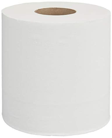 AmazonCommercial 2-Ply Soft, Absorbent Centerpull Paper Towels Compatible with Universal Dispensers, FSC Certified, 7.6 x 9 in, 6 Rolls, 600 Towels per Roll