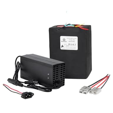 BtrPower 72V 50AH LiFePO4 E-Bike B attery Pack with 50A BMS for 250W - 3600W Motor