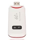 4G LTE USB Modem, Portable 4G Router with SIM Card Slot, High Speed 300Mbps, Portable Travel Hotspot Mini Router, Unlocked 4G Dongle, Up to 10 Users
