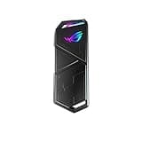 ASUS ROG STRIX Arion Aluminum Alloy M.2 NVMe SSD External Portable Enclosure Case Adapter, USB 3.2 Gen 2 Type-C (10 Gbps), USB-C to C and USB-C to A Cables, Fits PCIe 2280/2260/2242/2230 M Key/B+M Key