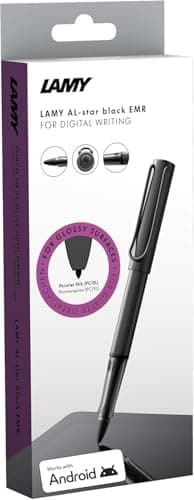 LAMY AL-Star EMR Black (PC/EL tip) - Stylus Pen for Many Android Devices - Touchscreen Pen with Ergonomic Grip - Precise Writing & Drawing on Digital Media - with Function Button