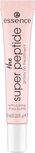 essence | The Super Peptide Glossy Lip Treatment | Hydrating, Nourishing and Non-Sticky | Vegan, Gluten Free and Cruelty Free (01 | Peptacular!)