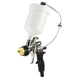 Apollo HVLP Heavy Duty Gravity Feed Clearcoat Spray Gun with 600cc Gravity Cup for Professional Automotive Electric Paint Sprayers and DIY Projects - Black