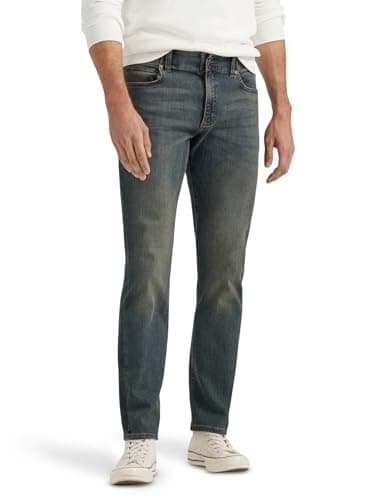 Lee Men's Extreme Motion Straight Taper Jean Maverick 34W x 32L