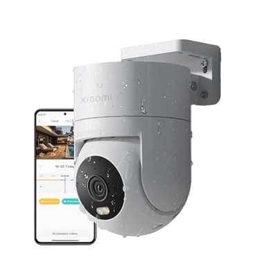 XIAOMI Outdoor Security Camera CW300-2.5K Wireless WiFi Pet Monitor, Local AI Human Tracking, IP66, Color Night Vision, 2-Way Audio, Cloud & SD Storage