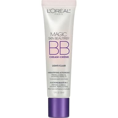 L'Oréal Paris Makeup Magic Skin Beautifier BB Cream Tinted Moisturizer, Light, 1 fl oz, 1 Count