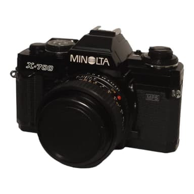 Minolta X-700 35mm Film SLR with Minolta MD 50mm 1:2 Manual Focus Lens