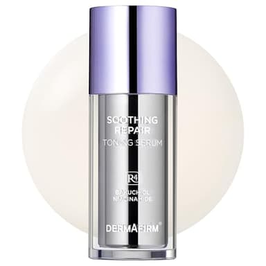 DERMAFIRM Bakuchiol Retinol Serum for Glass Skin with Niacinamide & Peptides | Daily Korean Skin Care for Sensitive Skin | Soothing Repair Toning Serum R4 for Glass Skin