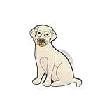Crocs Jibbitz Pet Shoe Charms| Jibbitz for Crocs, Yellow Lab, Small
