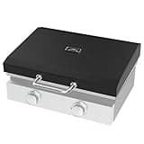 Upgraded Hinged Lid for Blackstone 22 Inch Griddle 1666 2203 2271 Adventure 1833 Griddle and more, Hard Cover Hood for Blackstone 22" Table Top Grill, Universal Lid for Most Brand 22-Inch Griddles