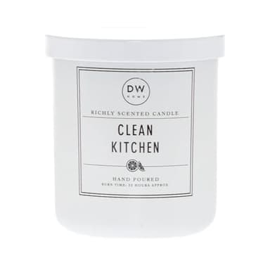DW Home Clean Kitchen Scented Candle for Home, 9 oz, Medium Single Wick Candle Jar, Up to 33H Burn Time, Luxury Scented Candle for Relaxation, Gifting, Home Décor