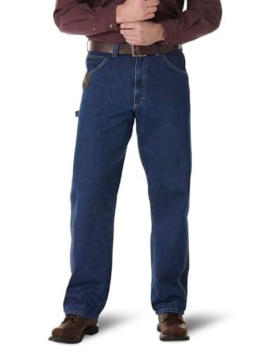 Wrangler Riggs Workwear mens Workhorse jeans, Antique Indigo, 35W x 32L US
