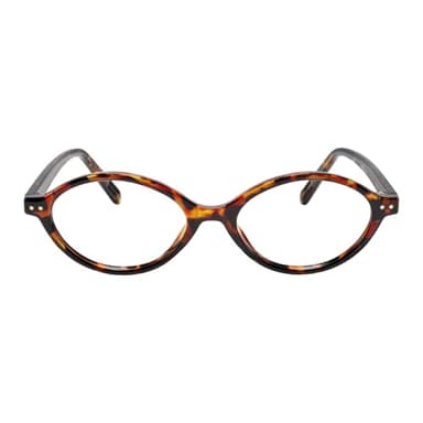 TIJN Olisa Blue Light Blocking Glasses for Women Men,Oval Small Frame Bluelight Glasses for Gaming/Computer/Screen,Tortoise