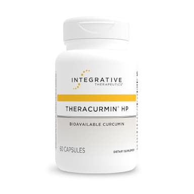 Integrative Therapeutics Theracurmin HP - Heart & Joint Health Support* - Muscle Recovery Support* - 27x More Bioavailable Than Standard Curcumin Extract - 60 Capsules (30 Servings)