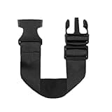Wanmu Fanny Pack Extender Strap, Adjustable Elastic Belt Strap, Belt Bag Strap Extension for Everywhere Belt Bag (Black)