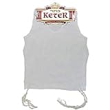 KETER JUDAICA Boys Perf-Tzit Undershirt Tzitzis with Sefardi Strings - White, 3