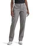 Lee Women's Ultra Lux Comfort with Flex-to-Go Utility Pant, HD Gray, 16