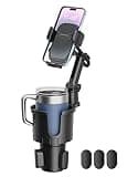 ANCHOM Cup Holder Phone Mount, Upgraded 2 in 1 Cup Phone Holder for Car with Expandable Base, Cell Phone Holder Compatible with iPhone Samsung All 4.0-7.0 inches Phones