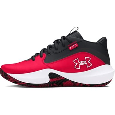Under Armour Unisex Grade School Lockdown 7, (600) Red/Black/White, 5, US
