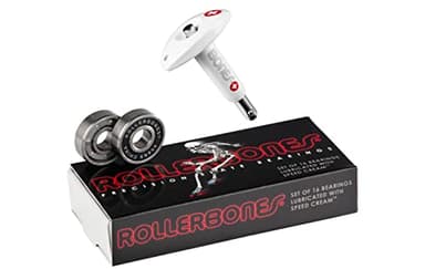 Rollerbones Bearings 16 pk w/Bones Swiss Bearing Press/Puller Tool Bundle