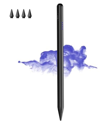 Stylus Pen for iPad 9th&10th Generation, CMARS 20Mins Fast Charge for Tablet Pencil with Palm Rejection, Pens for 2018-2025 Apple iPad 6/7/8/9/10/A16, Pro 11"/12.9"/13"/M4, Mini 5/6, Air 3/4/5/M2/M3