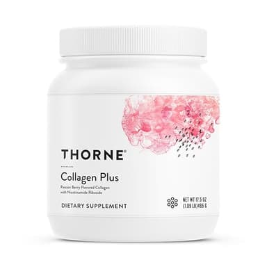 THORNE - Collagen Plus - Collagen Peptides Powder with Nicotinamide Riboside & Clinically Studied Ingredients for Skin Texture & Moisture - Healthy Skin, Hair & Nails* - 17.5 Oz - 30 Servings