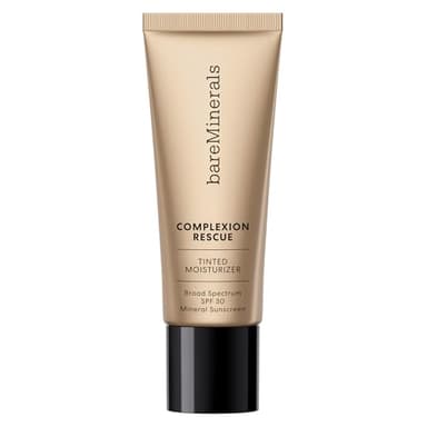 bareMinerals Complexion Rescue Tinted Moisturizer for Face with SPF 30, Full Size, Vanilla 02, Vegan, Cruelty-Free & Dermatologist-Tested