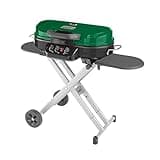 Coleman RoadTrip 285 Portable Stand-Up Propane Grill with 3 Adjustable Burners & Instastart Ignition, 20,000 BTUs of Power for Outdoor Cooking