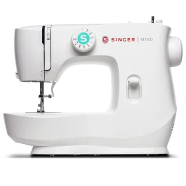 SINGER M1500 Lightweight & Portable Sewing Machine with Accessory Kit | 57 Stitch Applications, LED Light & 4-step Buttonhole | Great for Quilting, Crafts & Mending
