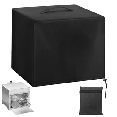 EEEKit Infrared Gas Grill Cover Fit for Big Horn Infrared Grill, BBQ Grill Cover Fit for Big Horn Outdoors Steak Broiler, 600D Oxford Fabric, Dustproof, Rip-Proof and Anti-UV, 17L x 17W x 15H in