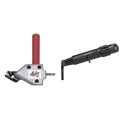 Malco TS1 Turbo Shear (20 Gauge Capacity) Sheet Metal Cutting Attachment and TSDC Drill Clamp