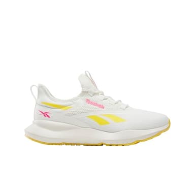 Reebok Women's Cityride Sneaker, Chalk/Golden Haze/Atomic Pink, 8.5