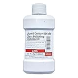 Safecope 3.3fl. oz (100ml) Cerium Oxide Glass Scratch Remover for Professional Polishing of All Glass Surfaces oxido de cerio - 0.3 Micron (300 nm)