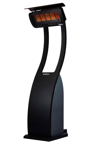 Bromic Tungsten Smart Heat Portable 11000W Gas Patio Heater - Propane Gas (LPG), 500 Series, 110V, Black Finish - BH0510001