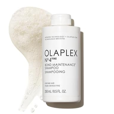 Olaplex Nº. 4 FINE Bond Maintenance Shampoo: Volumize & Strengthen | Gently Cleanse & Non Stripping | For Coily, Curly, Straight, and Wavy, 250 mL / 8.5 Fl Oz