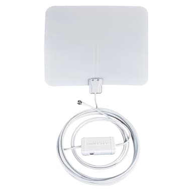 Winegard FlatWave Amped Pro HDTV Indoor TV Antenna – Bluetooth Signal Meter, Integrated Channel Finder, Up to 60 Mile Range, TH-3000