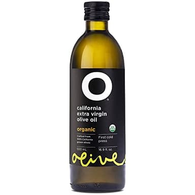 California Organic Extra Virgin Olive Oil (16.9 Fluid Ounce) Glass Bottle by O Olive
