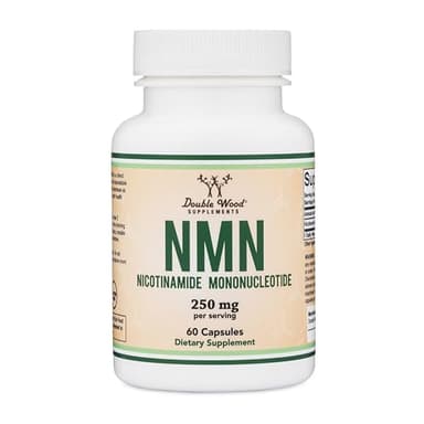 Double Wood Supplements NMN (Nicotinamide Mononucleotide) 250mg, 60 Capsules - 30 Servings, Gluten Free