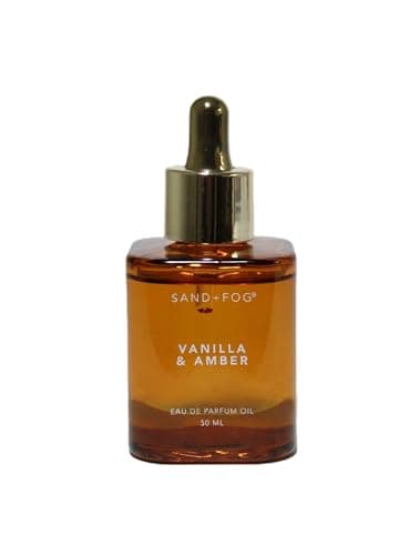 Sand + Fog Vanilla & Amber Eau de Parfum Oil, 1.7oz 50ml, Dropper Bottle