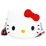 AQING Kawaii Kitty Bag Bow Cat Cross Body Bag,PU Princess Teen Handbag accessories Adjustable Strap Travel Holiday Gifts