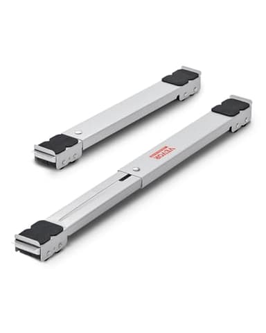 VEVOR Appliance Rollers Heavy Duty, Extendable Appliance Rollers Mobile Washing Machine Base, Mini Fridge Stand Moving Cart for Refrigerators, Dryers, Dishwashers, White