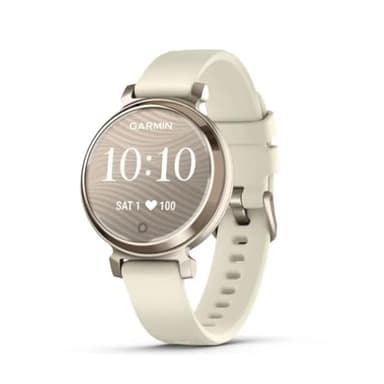 Garmin Lily 2 (Renewed), Small and Stylish Smartwatch, Hidden Display, Patterned Lens, Up to 5 Days Battery Life, Coconut