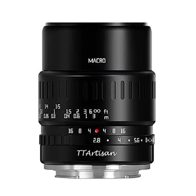 TTArtisan 40mm F2.8 Macro Lens APS-C 1:1 Magnification Macro Lens Manual Focus Lens Compatible with Olympus M4/3 Mount Cameras EPM1、EPM2、EPL1、EPL2、EPL3、G1 G2 G3 G5 G6 G7