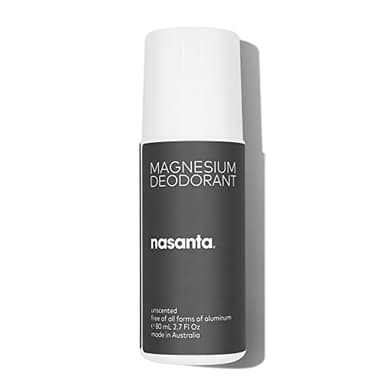 Magnesium Deodorant – Aluminum-Free Deodorant for Women & Men, Tested for Sensitive Skin, Alcohol-Free, Baking Soda-Free, Unscented, Made in Australia, 80mL 2.7 Fl Oz Roll-On