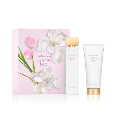 Elizabeth Arden White Tea Eau de Parfum 2-Piece Fragrance Holiday Gift Set, Women's Perfume Set Includes 3.3 fl. oz EDP Spray Perfume & Body Lotion, Musky Woody Floral Scent, 2 count
