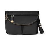 Iilyswee Crossbody Bag for Women, 5L All Night Festiva Bag Adjustable Strap Purse, Nylon Handbags for for Work College Gym Travel Casual Outdoor, Black