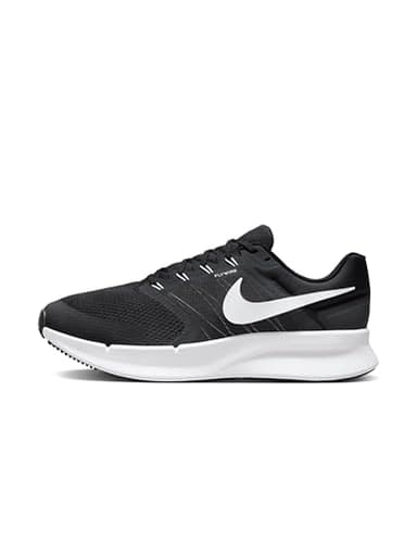 Nike Men's Run Swift 3 Road Running Shoes, Black/White-Dark Smoke Grey, 9 Extra Wide