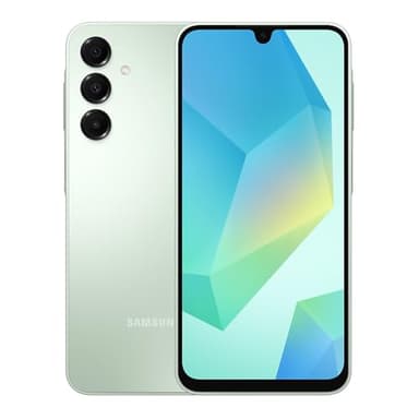 SAMSUNG Galaxy A16 4G (SM-A165M/DS), 128GB 6GB RAM, Dual SIM, Factory Unlocked GSM, International Version (25W Power Adapter Bundle) - (Light Green)